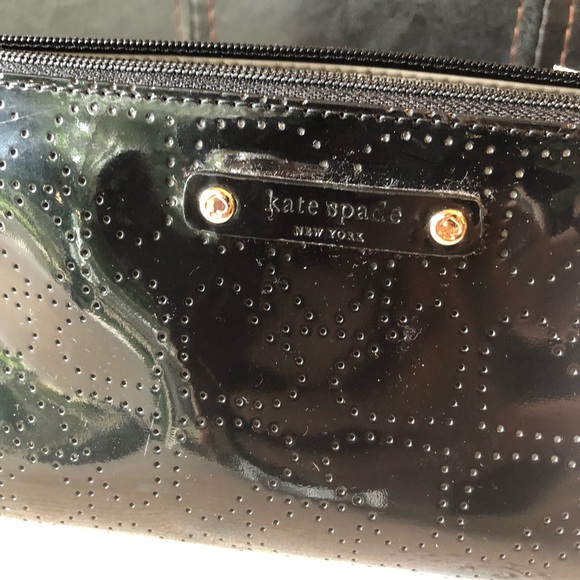 Kate Spade Little Shiloh black hearts NWT NEW - Picture 3 of 8